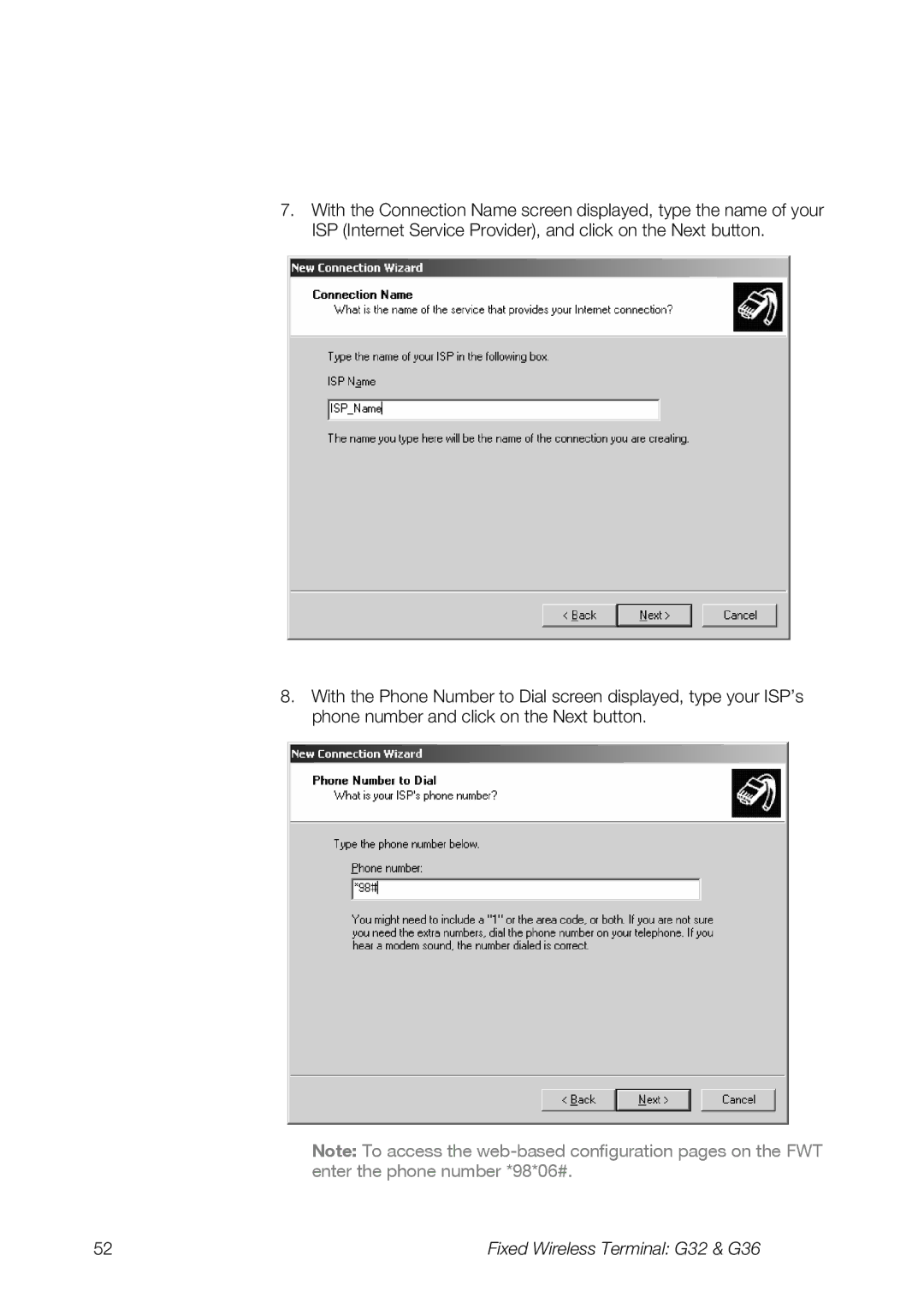 Ericsson manual Fixed Wireless Terminal G32 & G36 