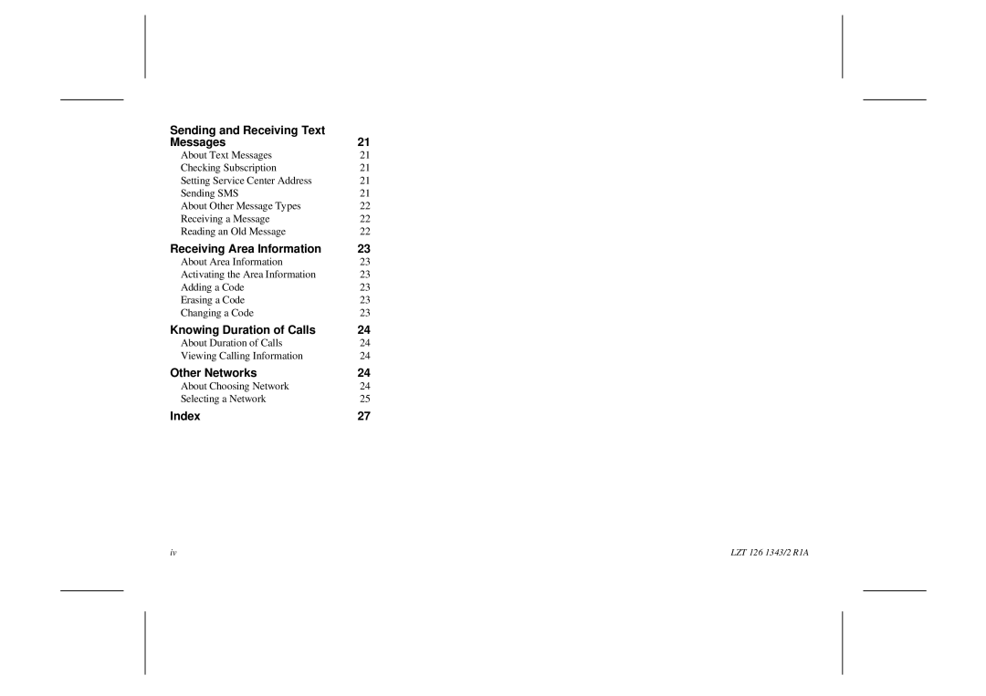 Ericsson GF768 user manual Knowing Duration of Calls 