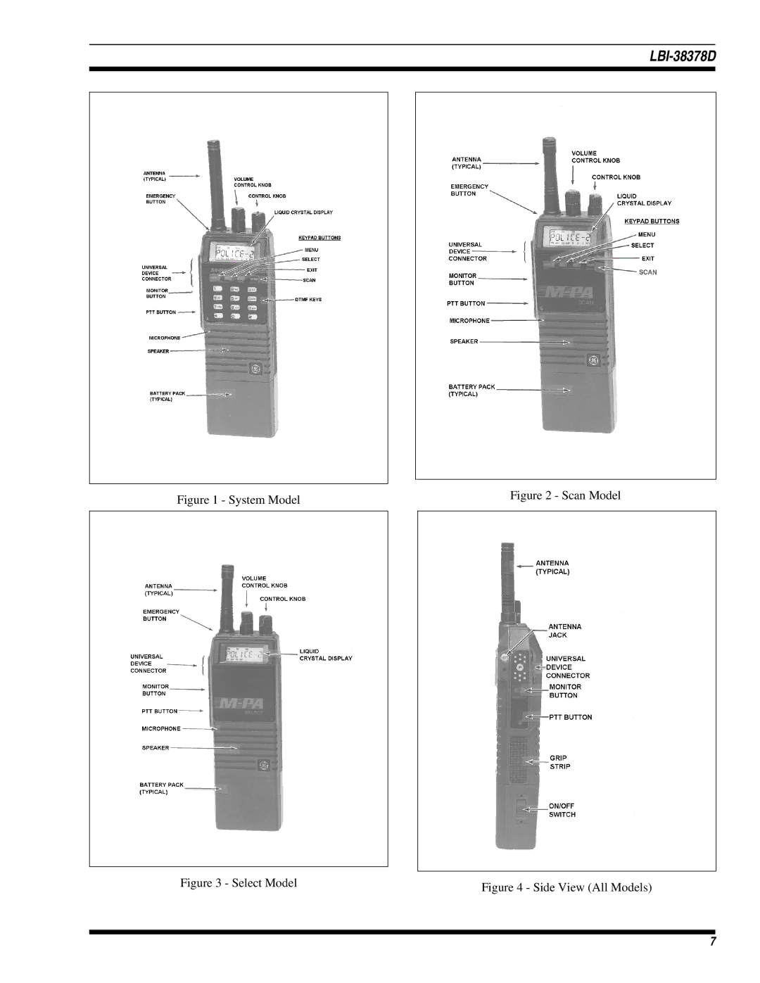 Ericsson LBI-38378D manual System Model 