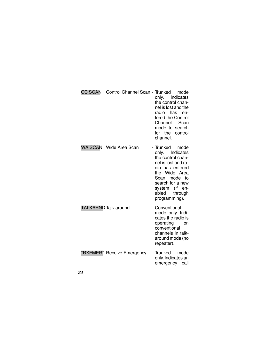 Ericsson LBI-38732E manual CC Scan 