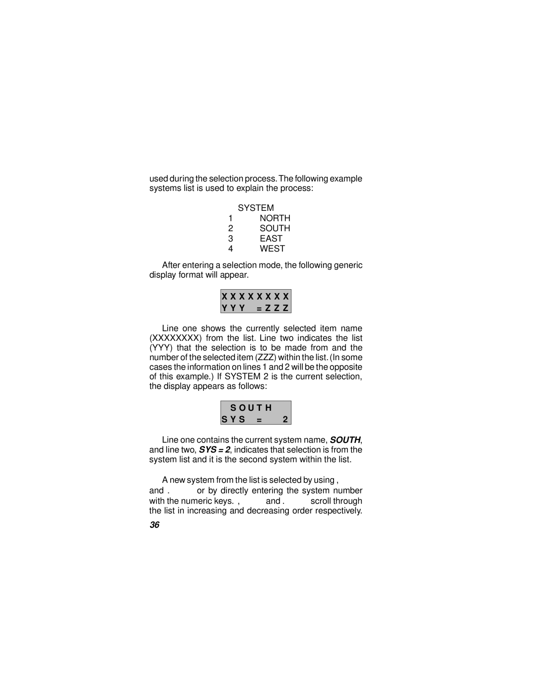 Ericsson LBI-38732E manual X X X X X, Y = Z Z Z, U T H, S = 