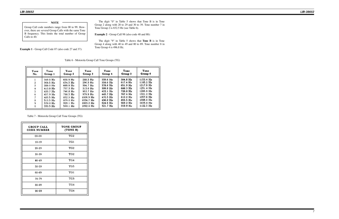 Ericsson LBI-38756 manual LBI-38652 