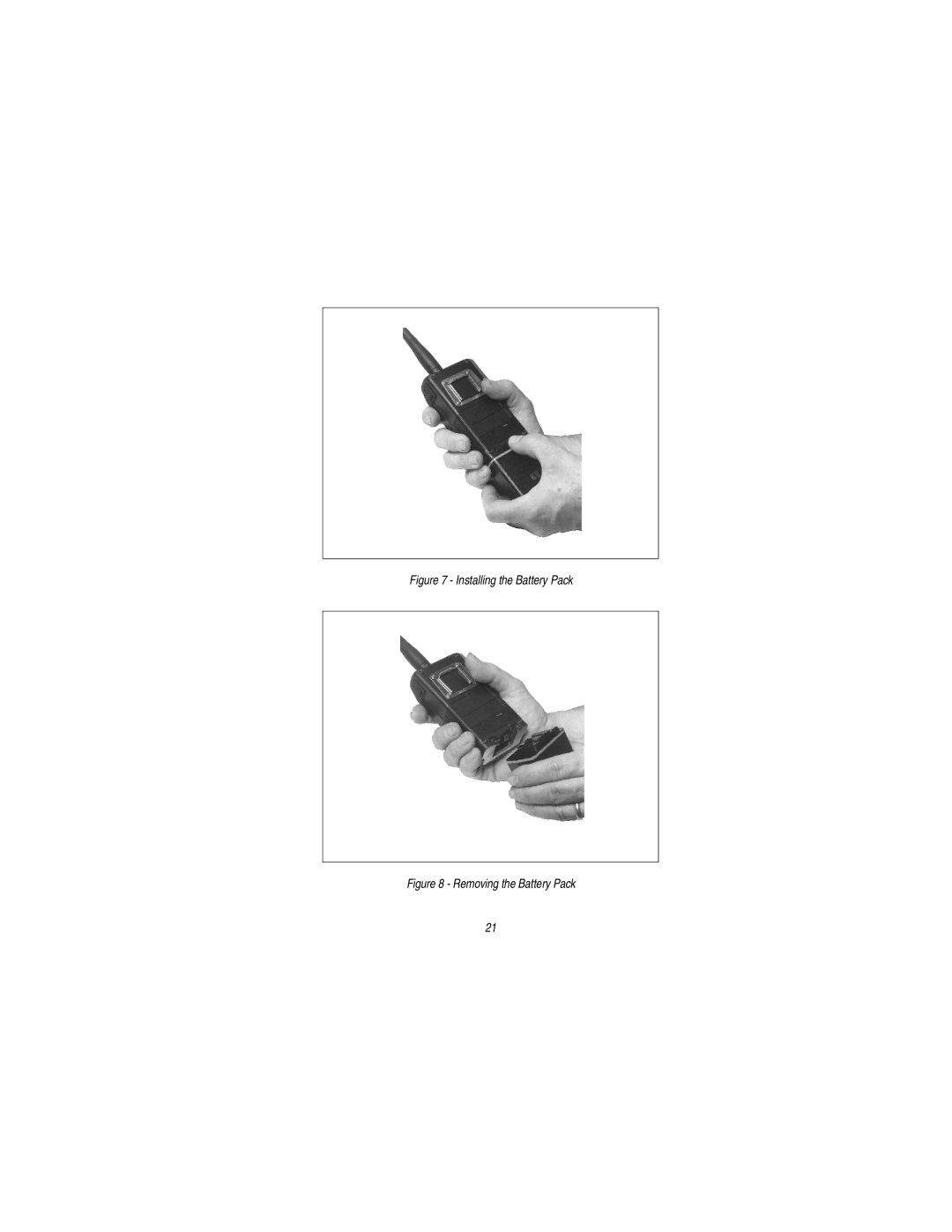 Ericsson LBI-38823D manual Installing the Battery Pack 