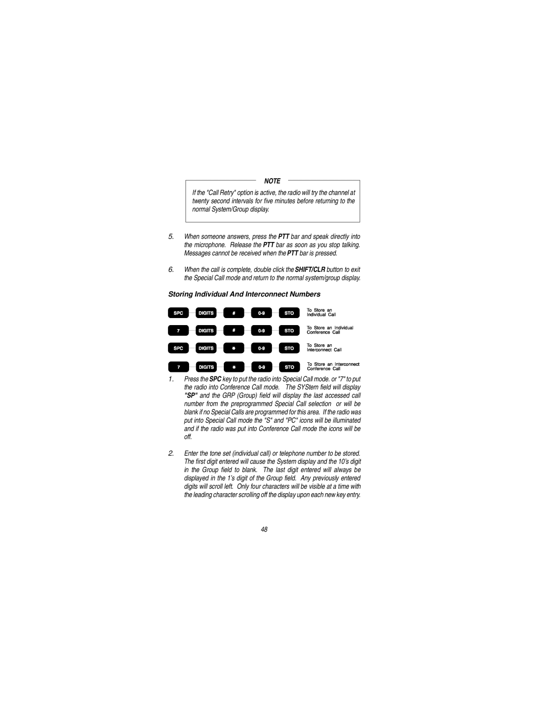 Ericsson LBI-38823D manual Storing Individual And Interconnect Numbers 