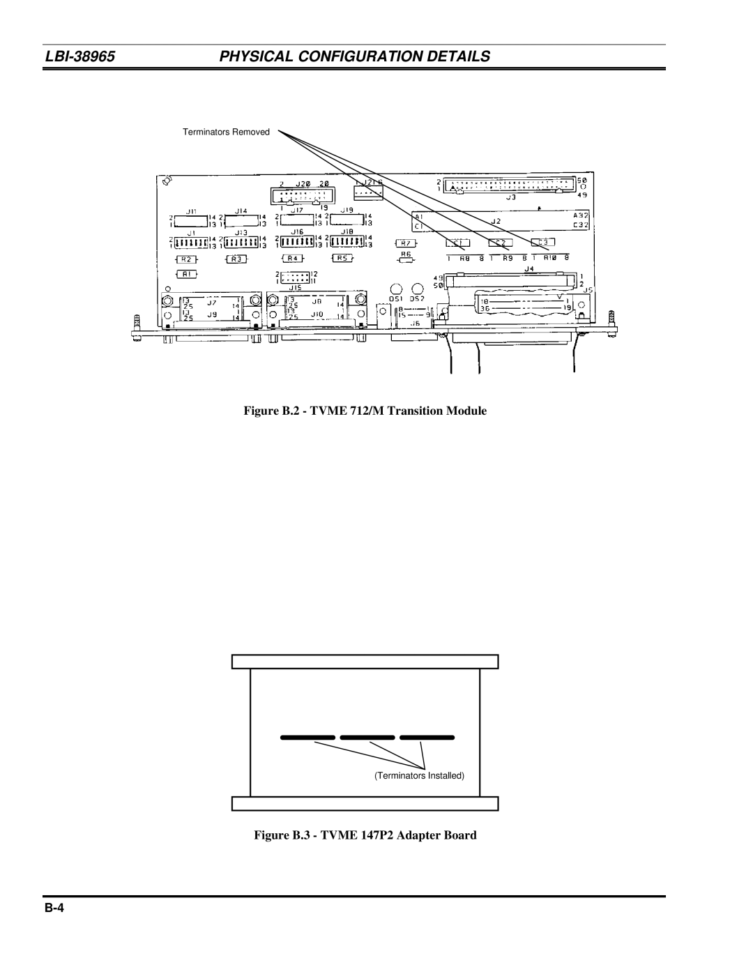 Ericsson LBI-38965B installation manual Figure B.2 Tvme 712/M Transition Module 