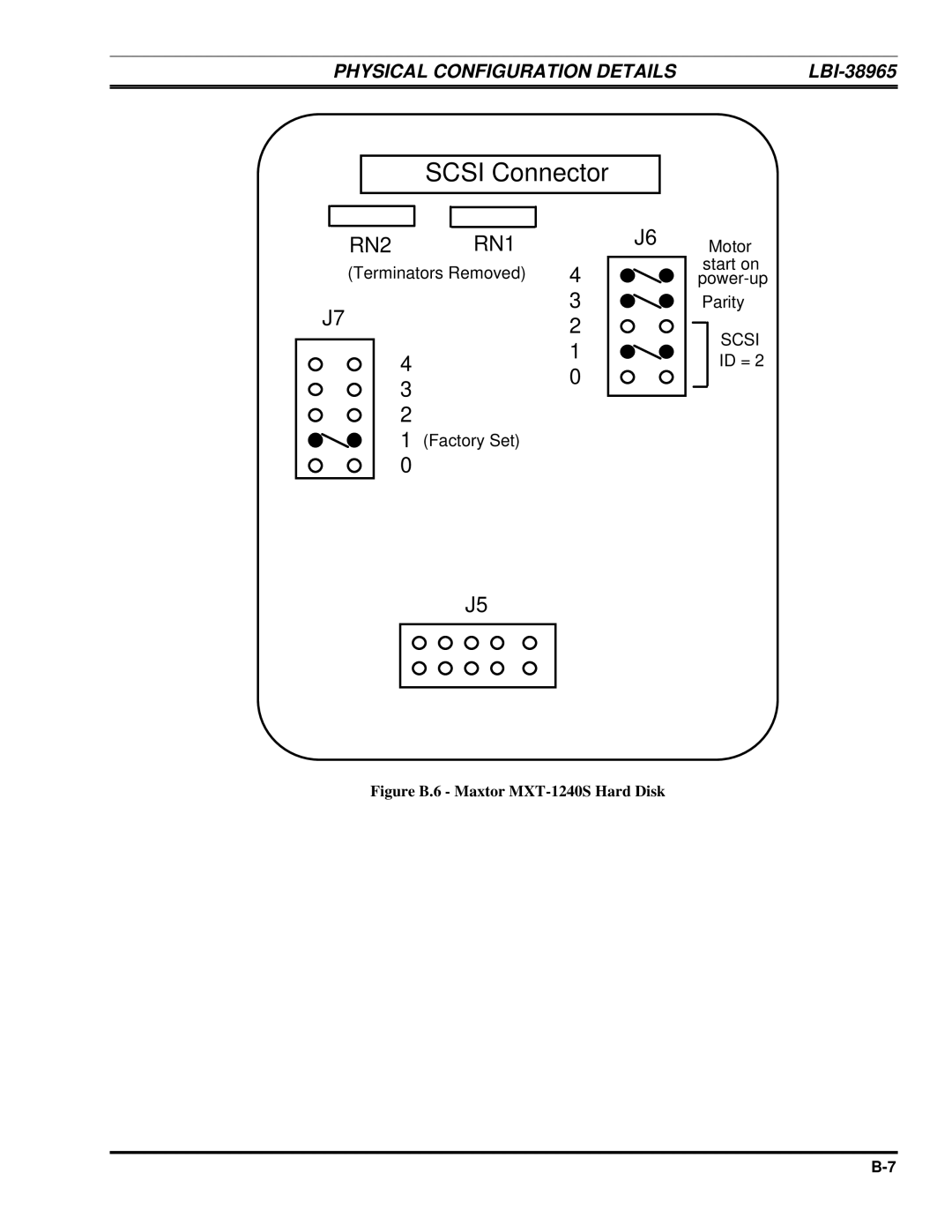 Ericsson LBI-38965B installation manual Scsi Connector 