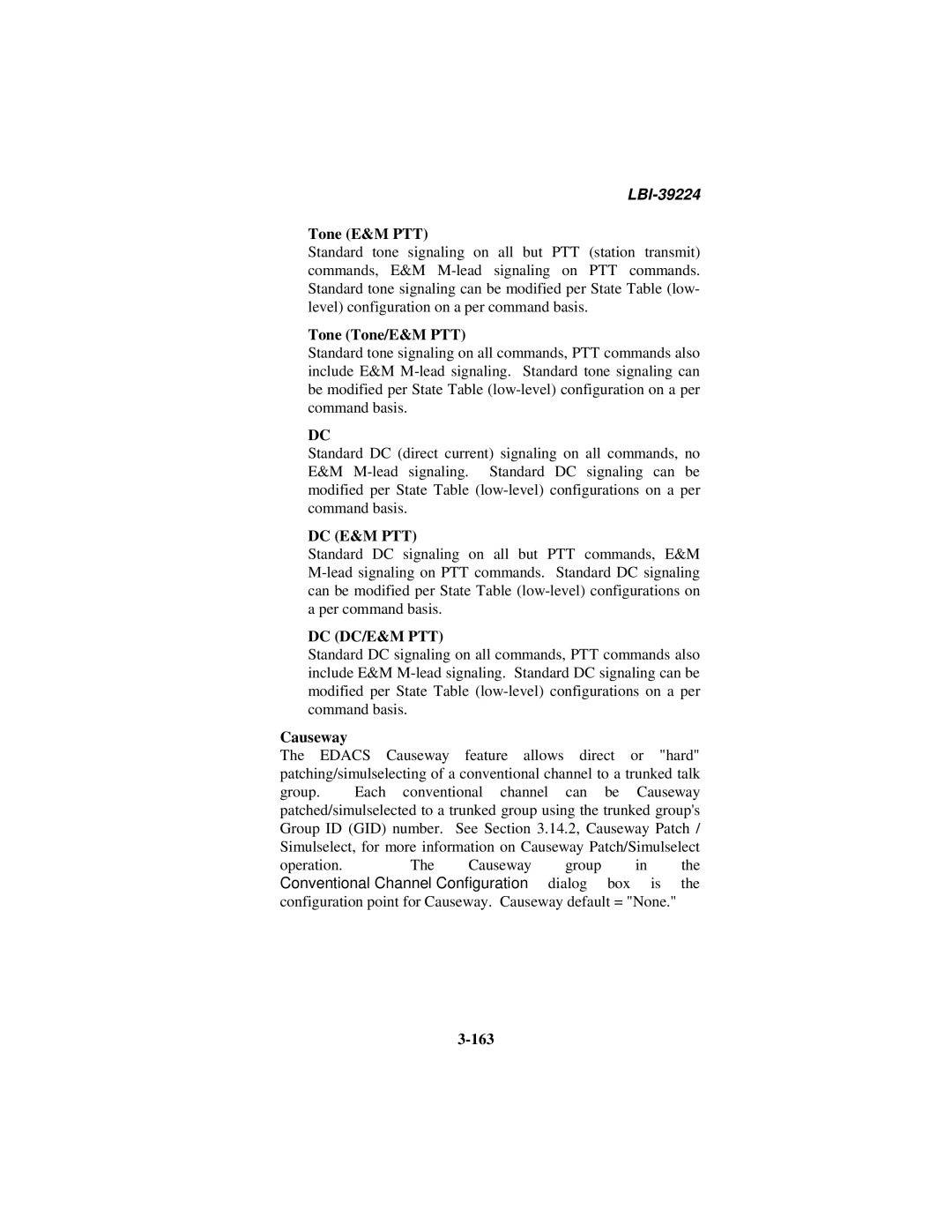 Ericsson LBI-39224 manual Dc E&M Ptt, Dc Dc/E&M Ptt 