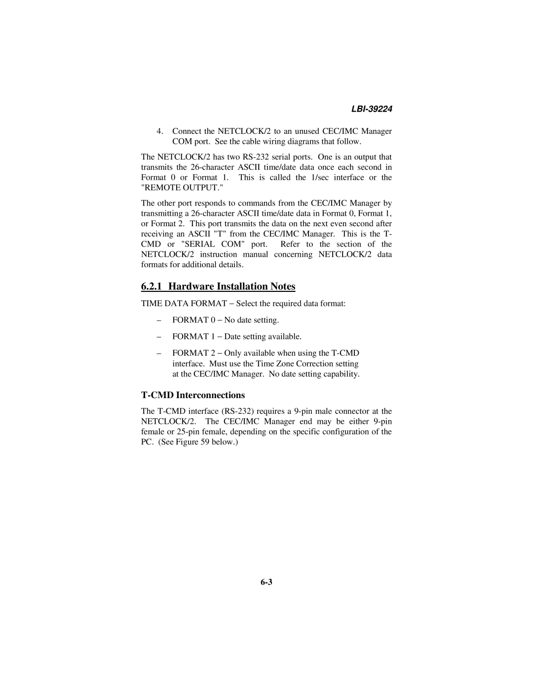 Ericsson LBI-39224 manual Hardware Installation Notes, CMD Interconnections 