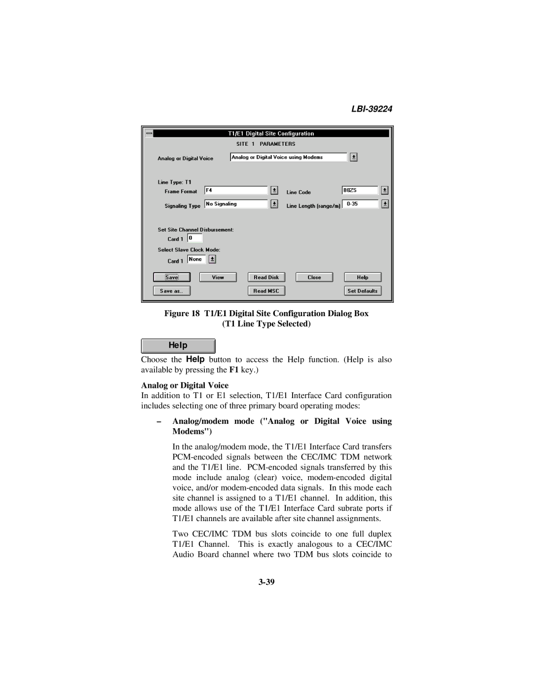 Ericsson LBI-39224 manual Analog/modem mode Analog or Digital Voice using Modems 