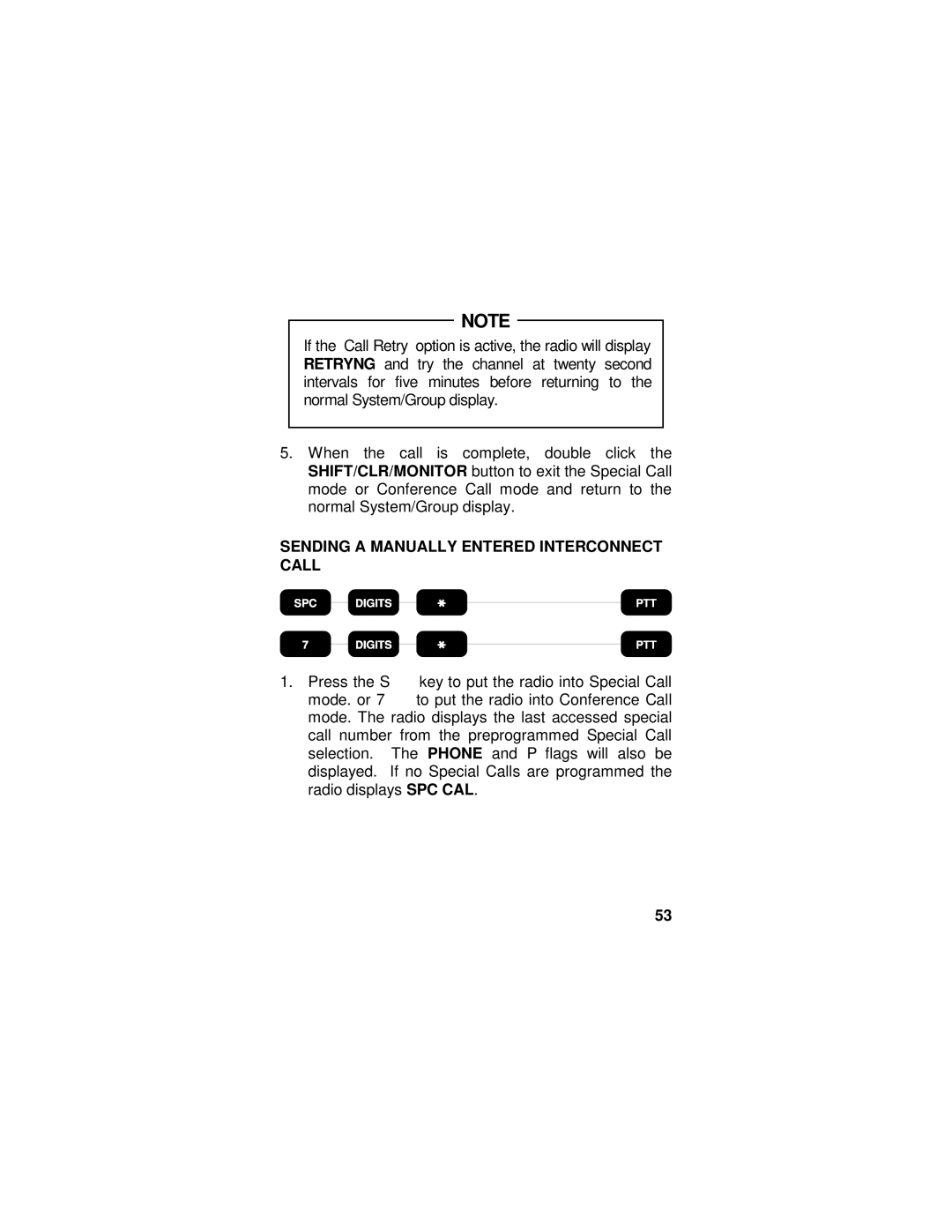 Ericsson LZT-1872R1A manual Sending a Manually Entered Interconnect Call 