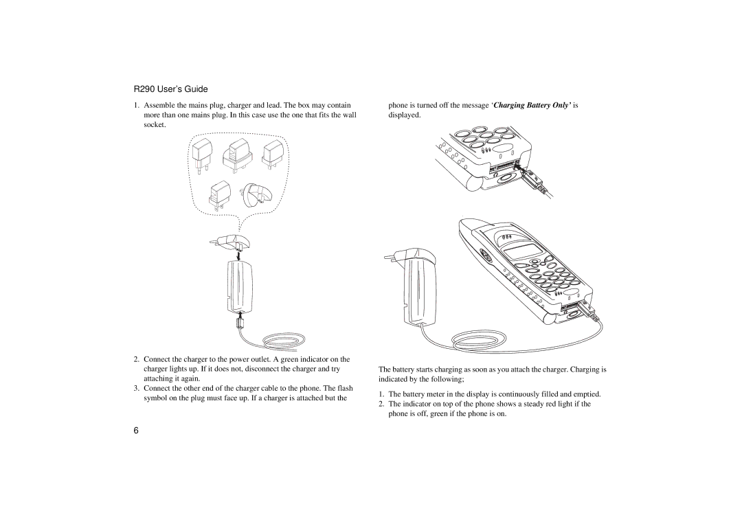 Ericsson manual R290 User’s Guide 