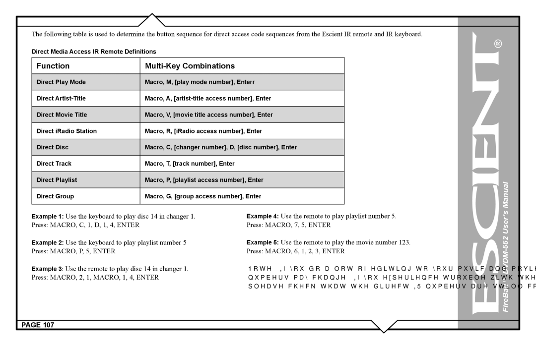 Escient DVDN-552 user manual Manual 