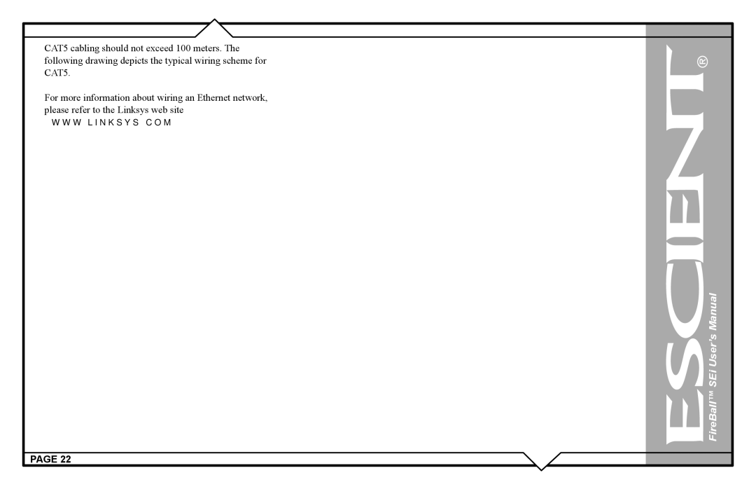 Escient FireBall Media Management system user manual FireBall SEi User’s Manual 