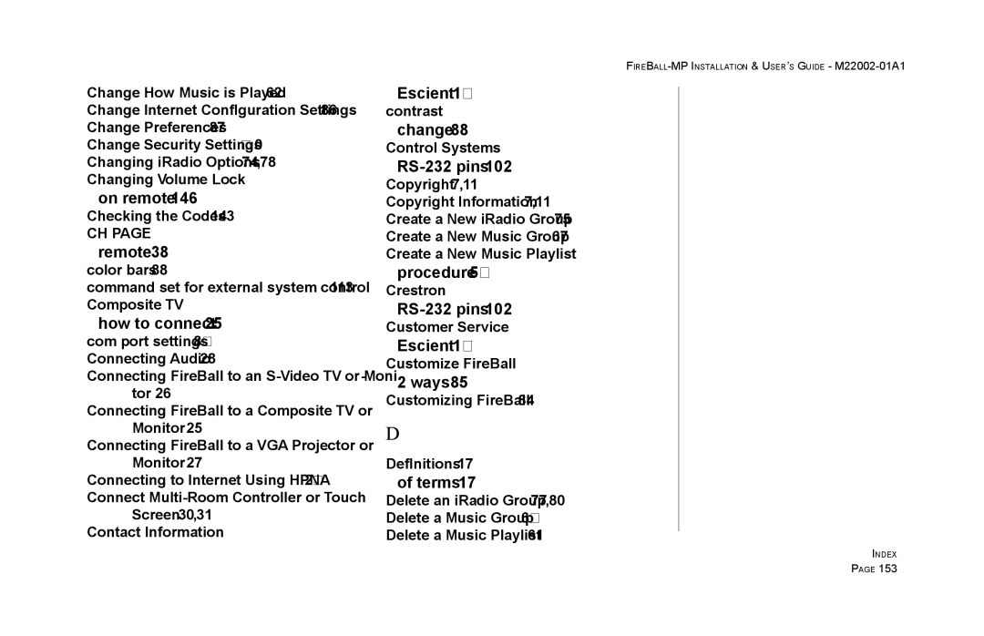 Escient MP-100 manual On remote 146 Checking the Codes 