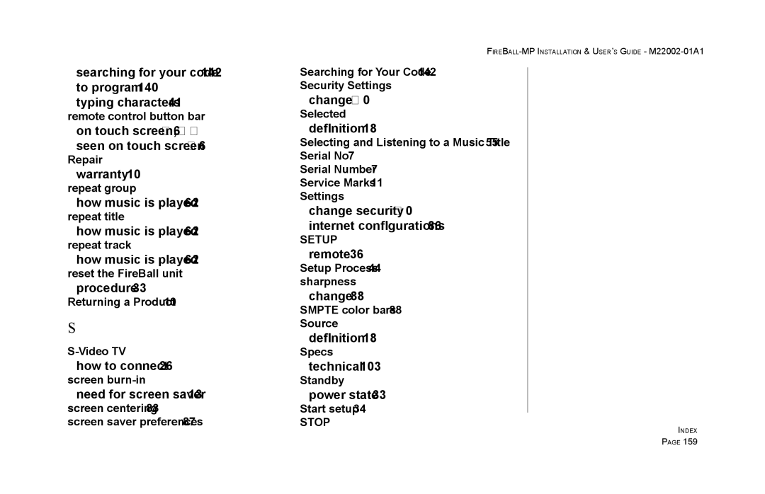 Escient MP-100 manual Searching for your code 142 to program Typing characters 