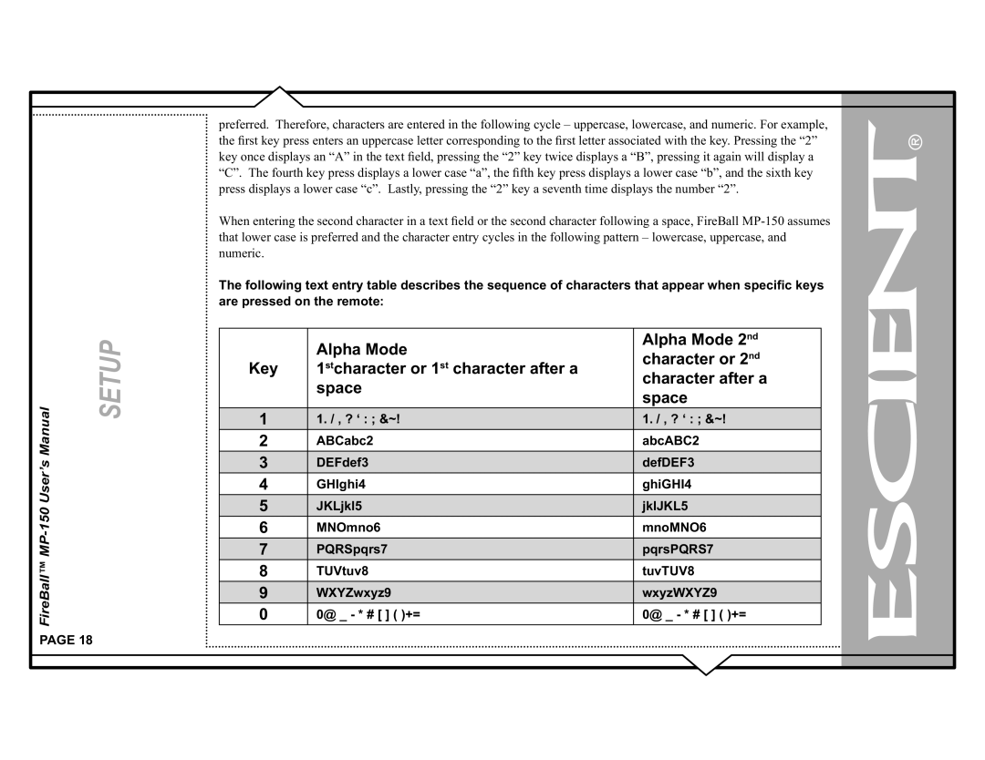 Escient MP-150 manual Qxphulf, DuhSuhvvhgRqWkhUhprwh, 789WXY WXY789 =Z\ \= #B@ 