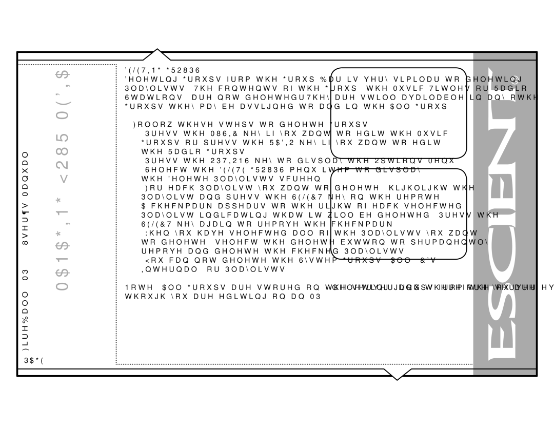 Escient MP-150 manual WKRXJK\RXDUHHGLWLQJRQDQ03 