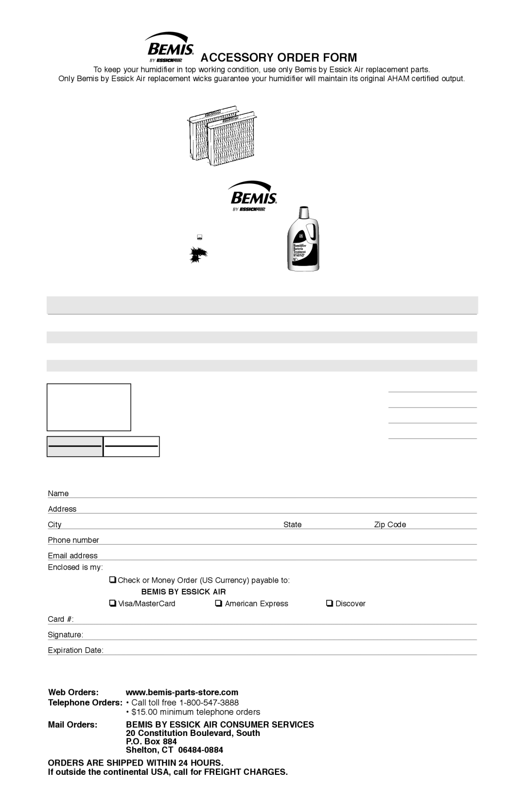 Essick Air DP3 600, DP3 200 manual 