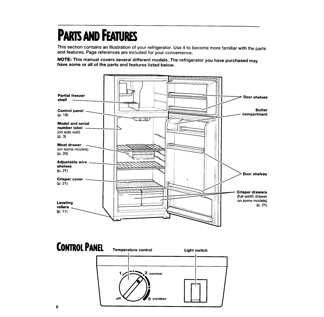 Estate Refrigerator, 338, 2201578 REV A manual 