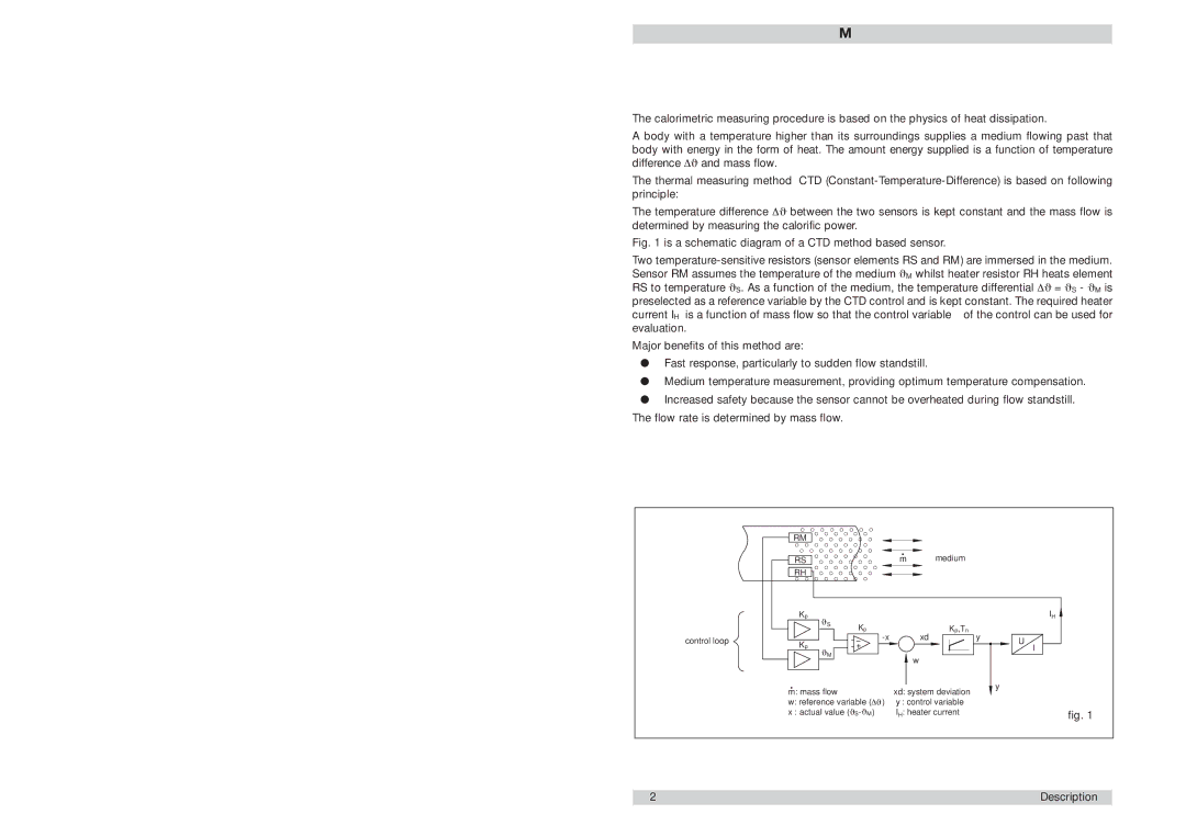 ETA Systems manual Flow Meter FC01-LQ Calorimetric monitoring procedure 