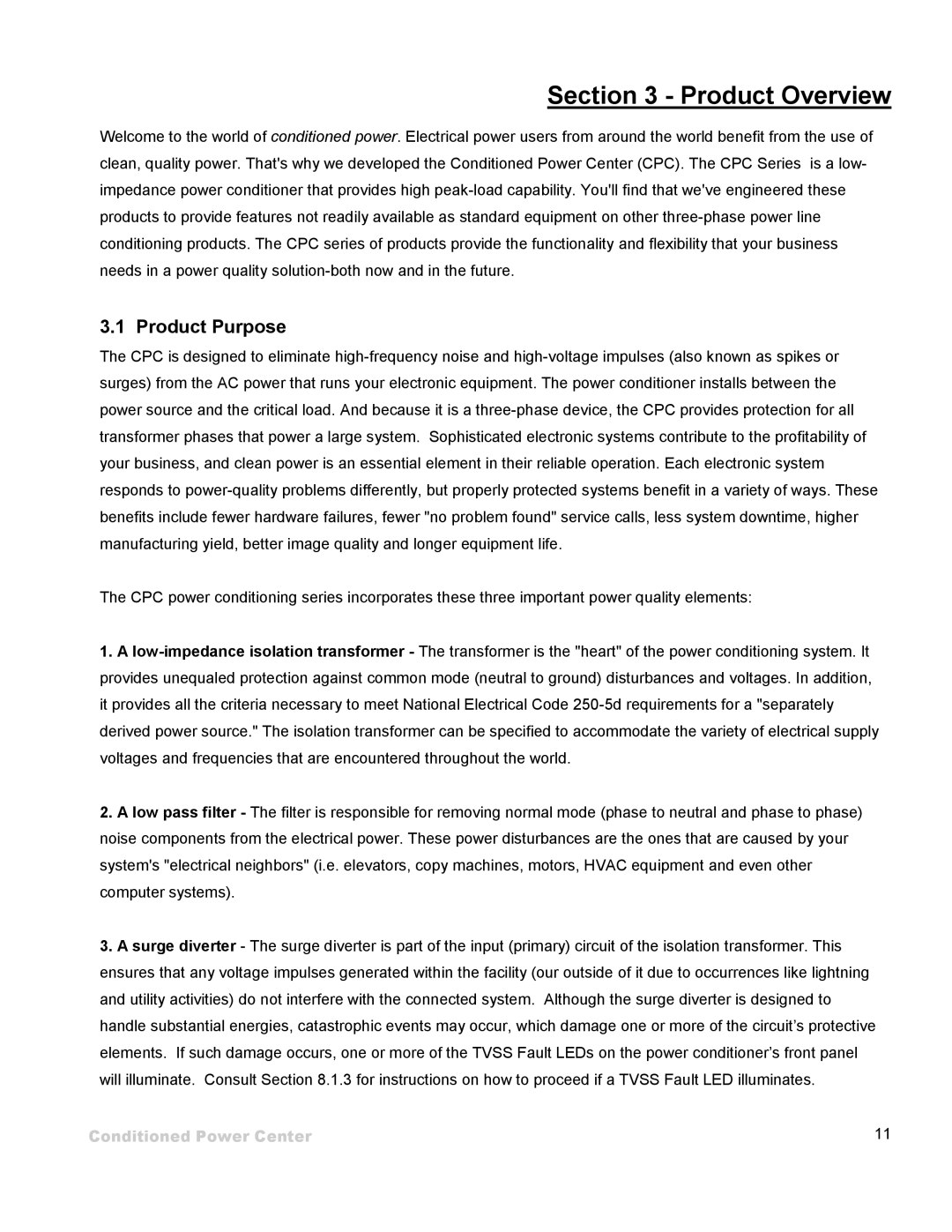 ETA Systems SM5505 manual Product Overview, Product Purpose 