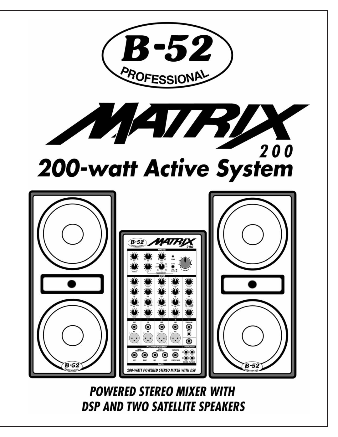 ETI Sound Systems, INC Matrix 200 manual 