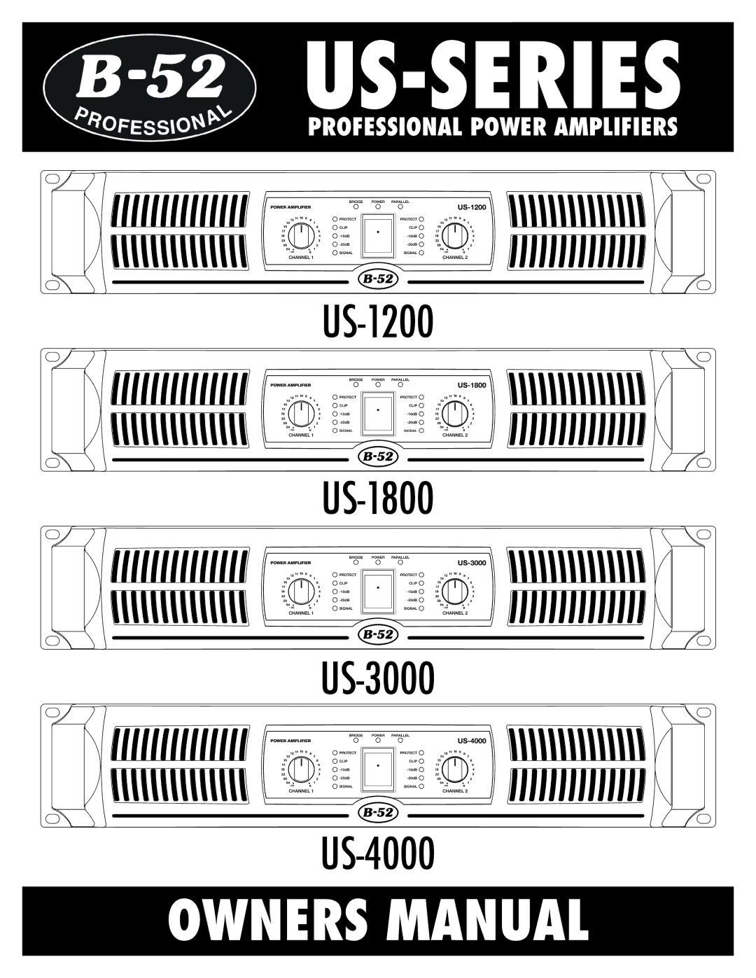 ETI Sound Systems, INC owner manual US-1200 US-1800 US-3000 US-4000 