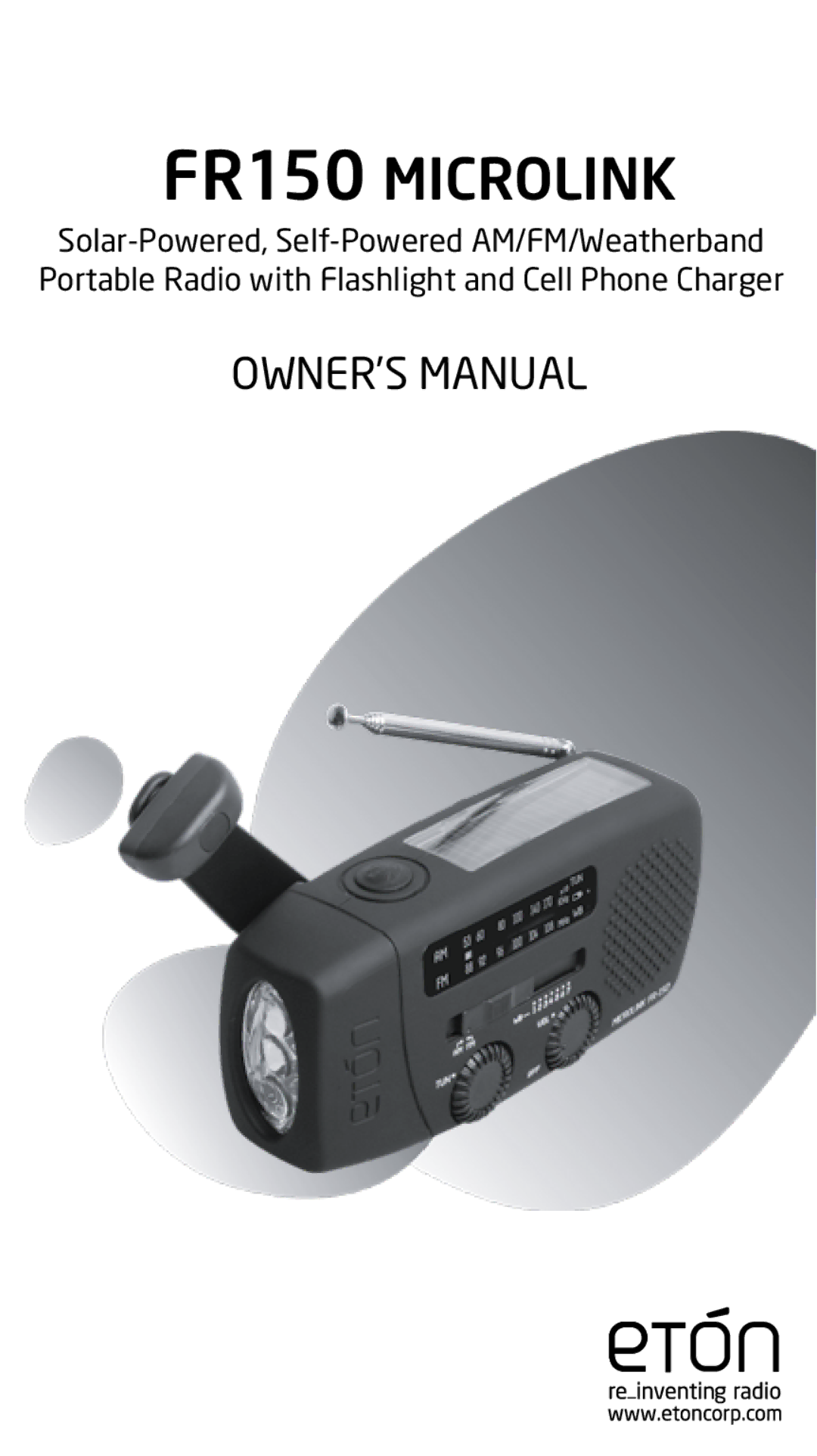 Eton owner manual FR150 Microlink 