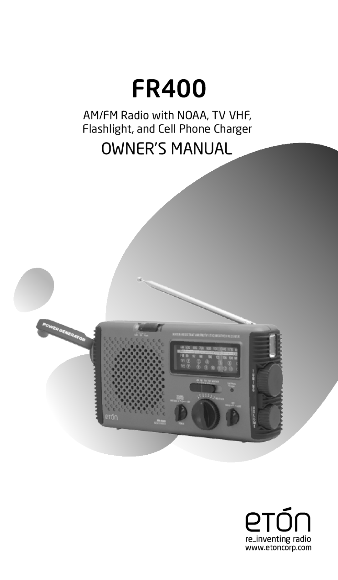 Eton FR400 owner manual 