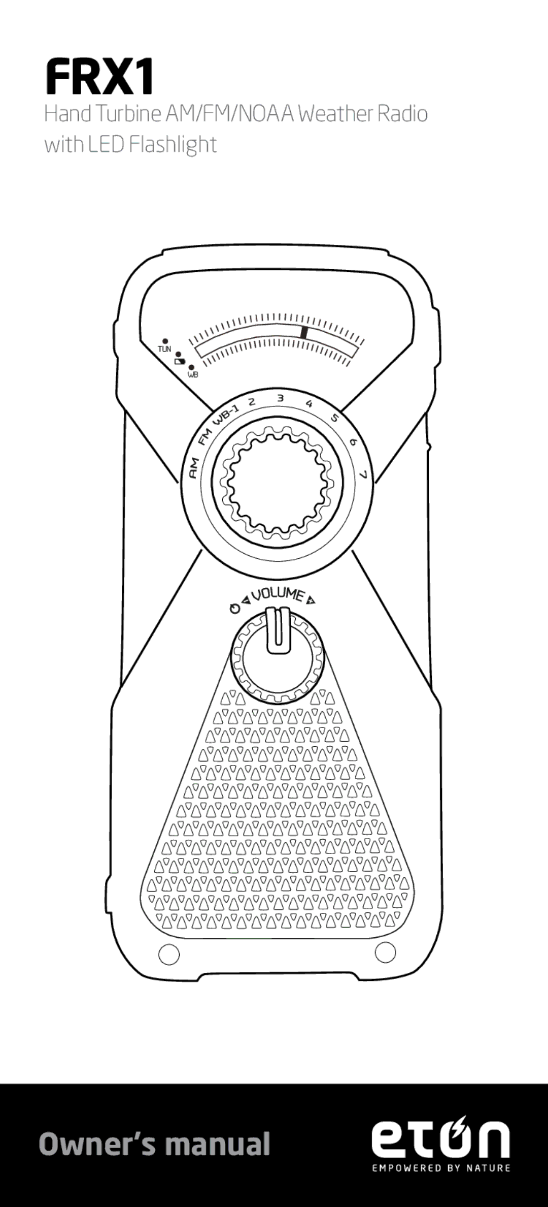 Eton FRX1 owner manual 