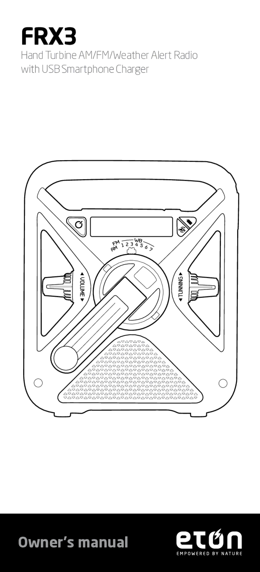 Eton FRX3 owner manual 