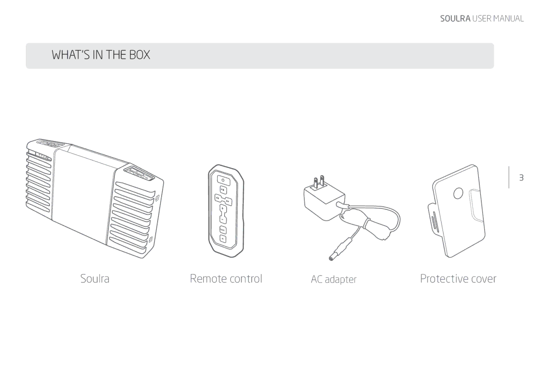 Eton NSP400B, IPX-4 user manual WHAT’S in the BOX 