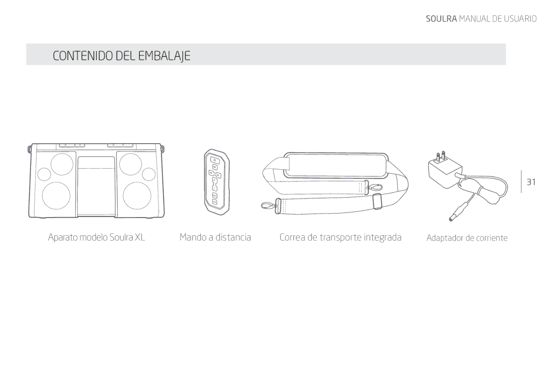 Eton Speaker System user manual Contenido DEL Embalaje 