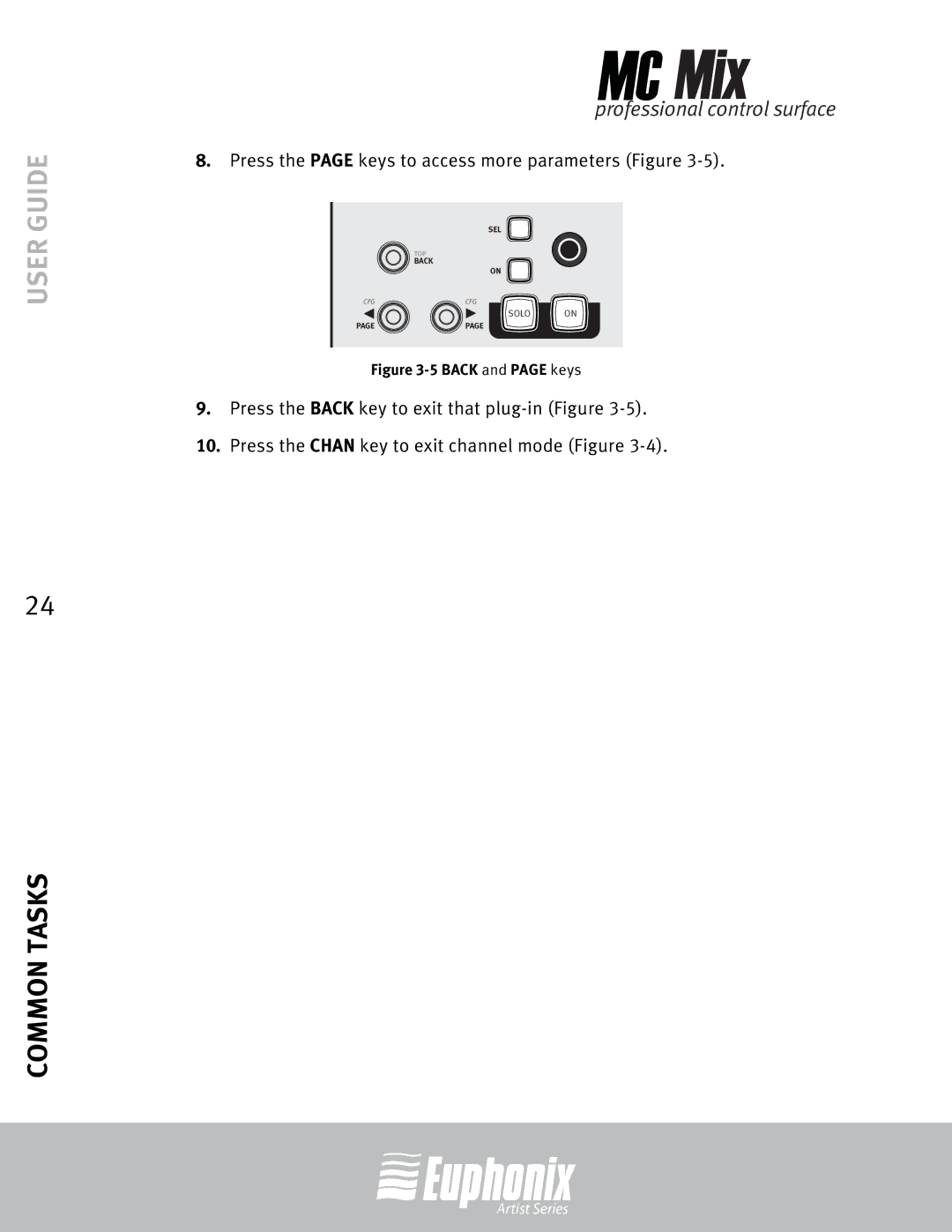 Euphonix EuCon manual Press the page keys to access more parameters Figure 