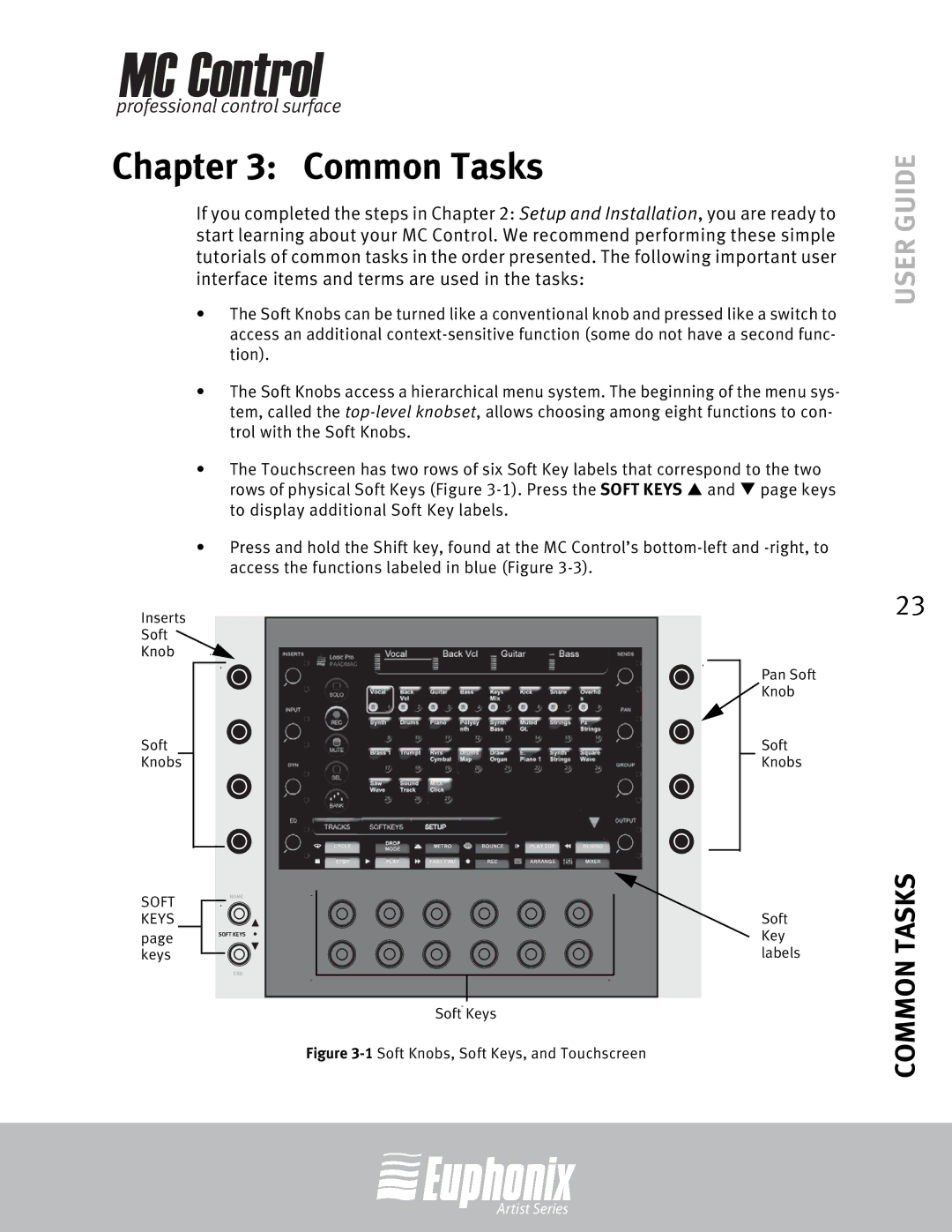 Euphonix MC Control manual Common Tasks 