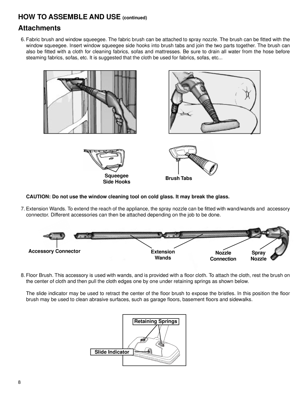 Eureka 370 warranty HOW to Assemble and USE Attachments 