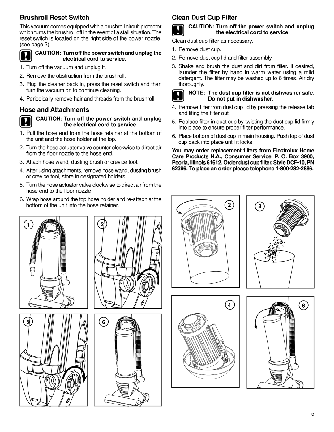 Eureka 430 Series warranty 