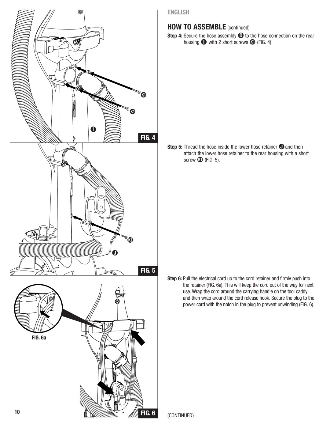 Eureka 4700 Series manual HOW to Assemble 
