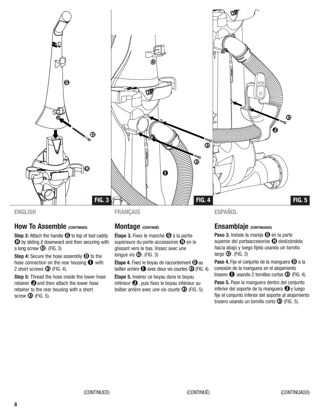 Eureka 4700 manual How To Assemble 