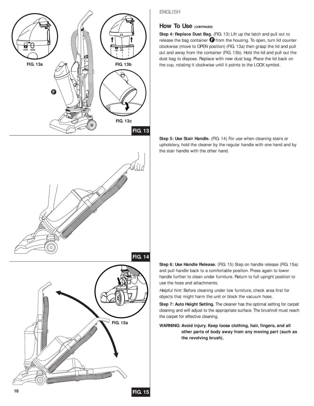 Eureka 4750A manual How To Use 