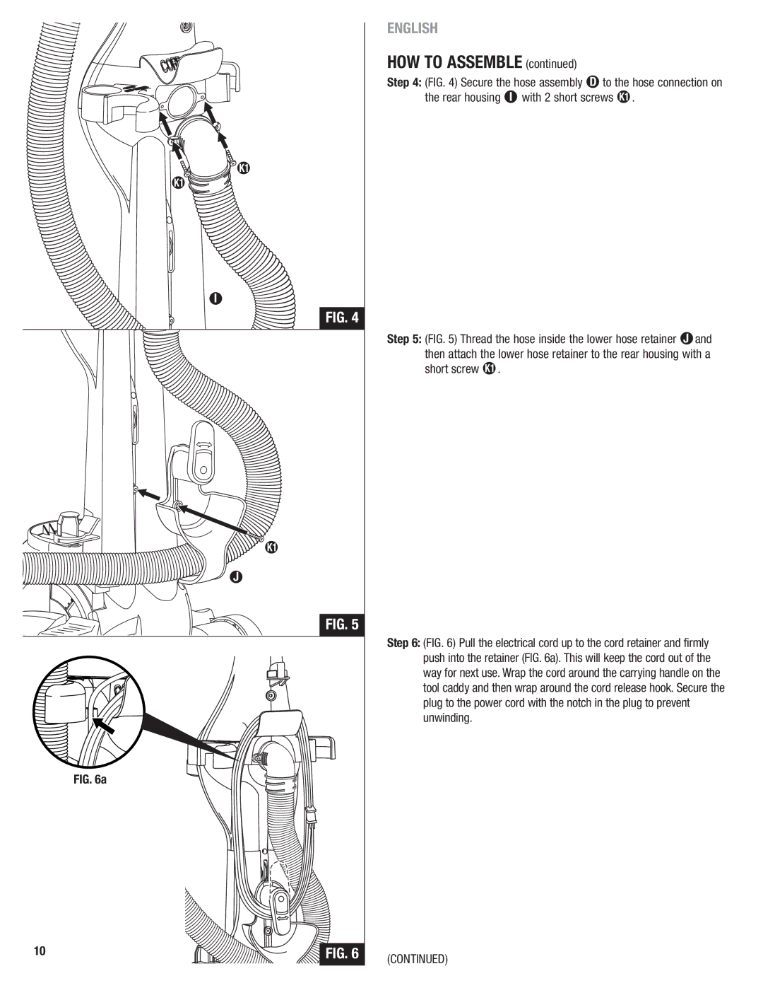 Eureka 4750 manual HOW to Assemble 