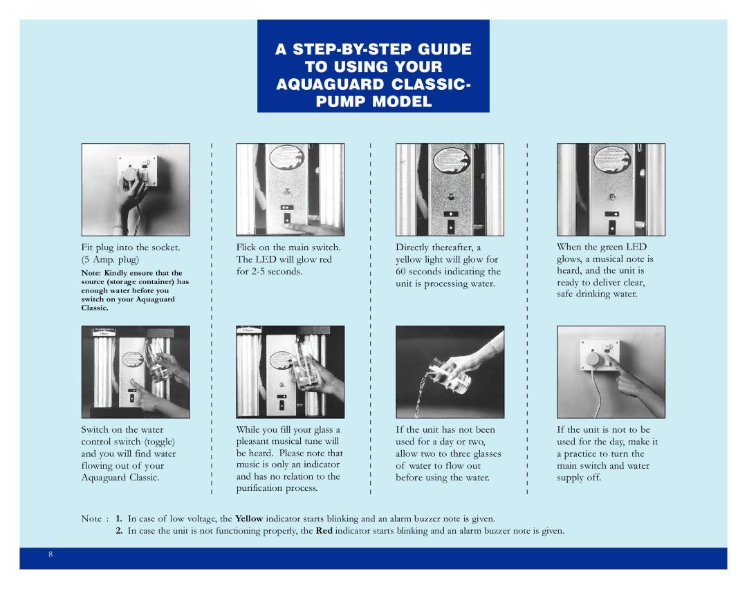 Eureka Aquaguard manual 