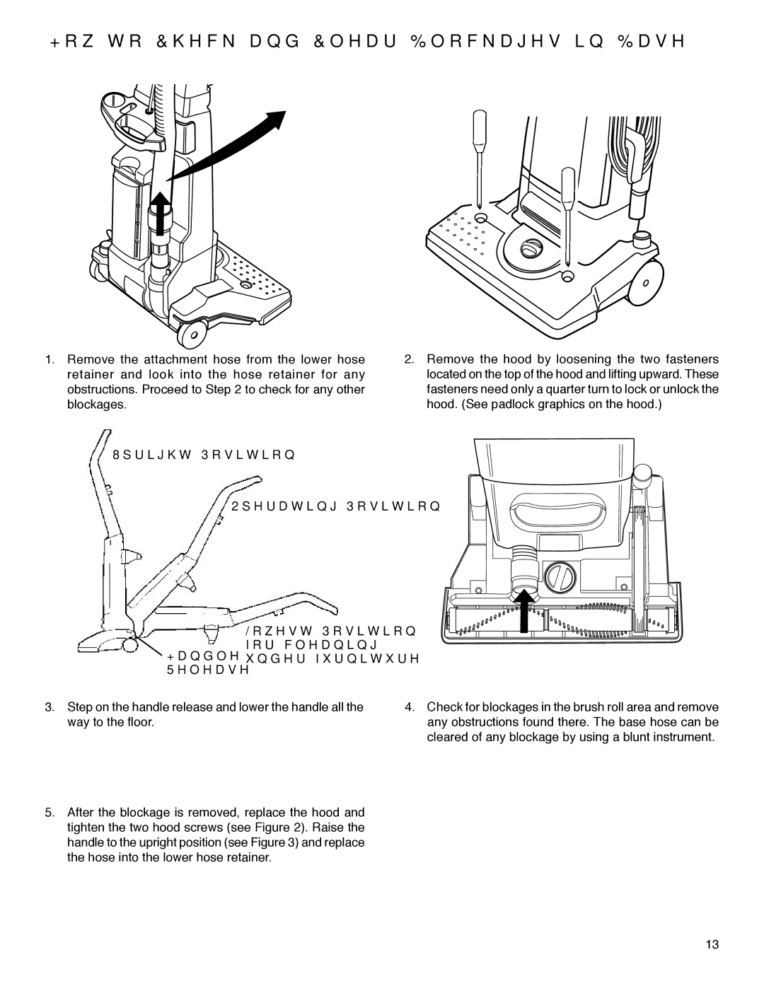 Eureka HD4570 warranty How to Check and Clear Blockages in Base 