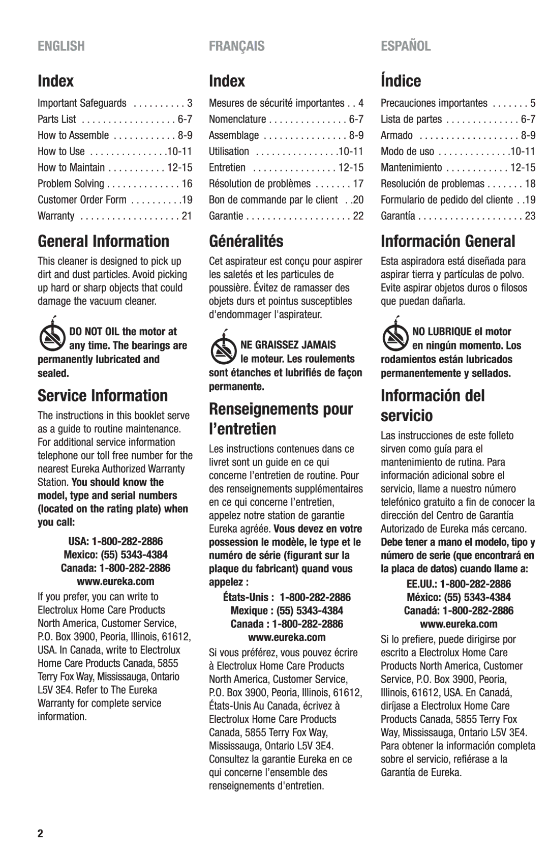 Eureka! Tents 3670-3680 SERIES manual 