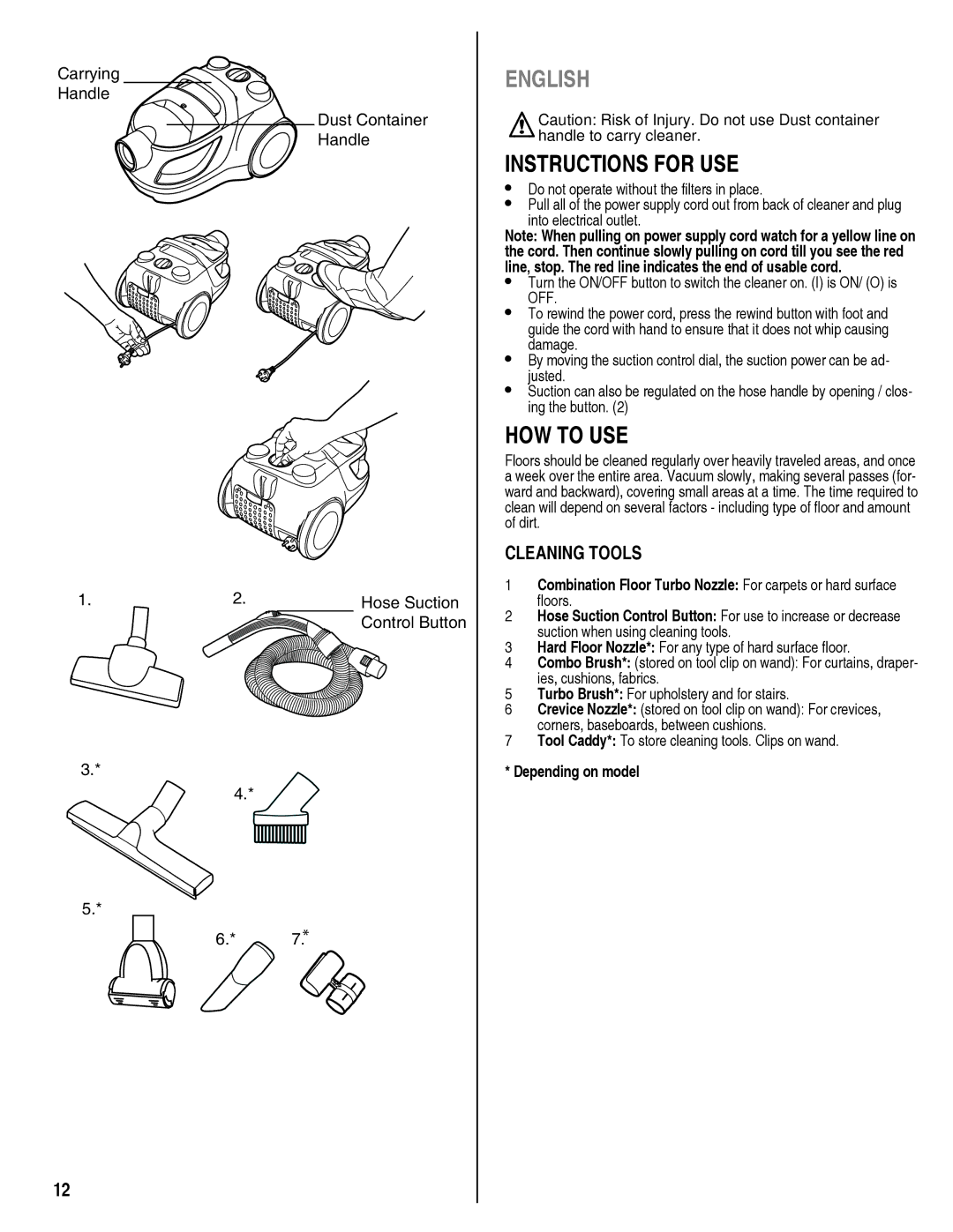 Eureka! Tents 940 manual Instructions for USE, HOW to USE, Cleaning Tools 