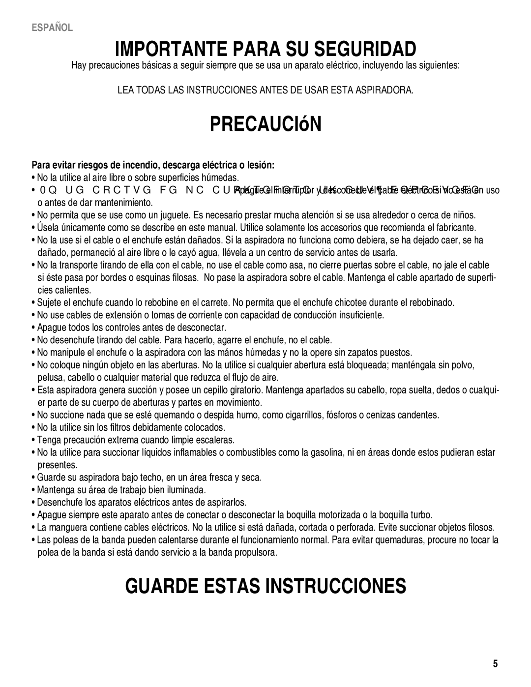 Eureka! Tents 950 manual Importante Para SU Seguridad 