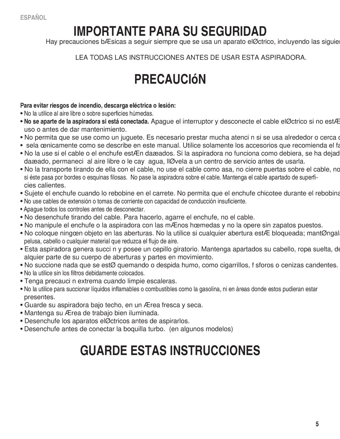 Eureka! Tents 980 manual Importante Para SU Seguridad 