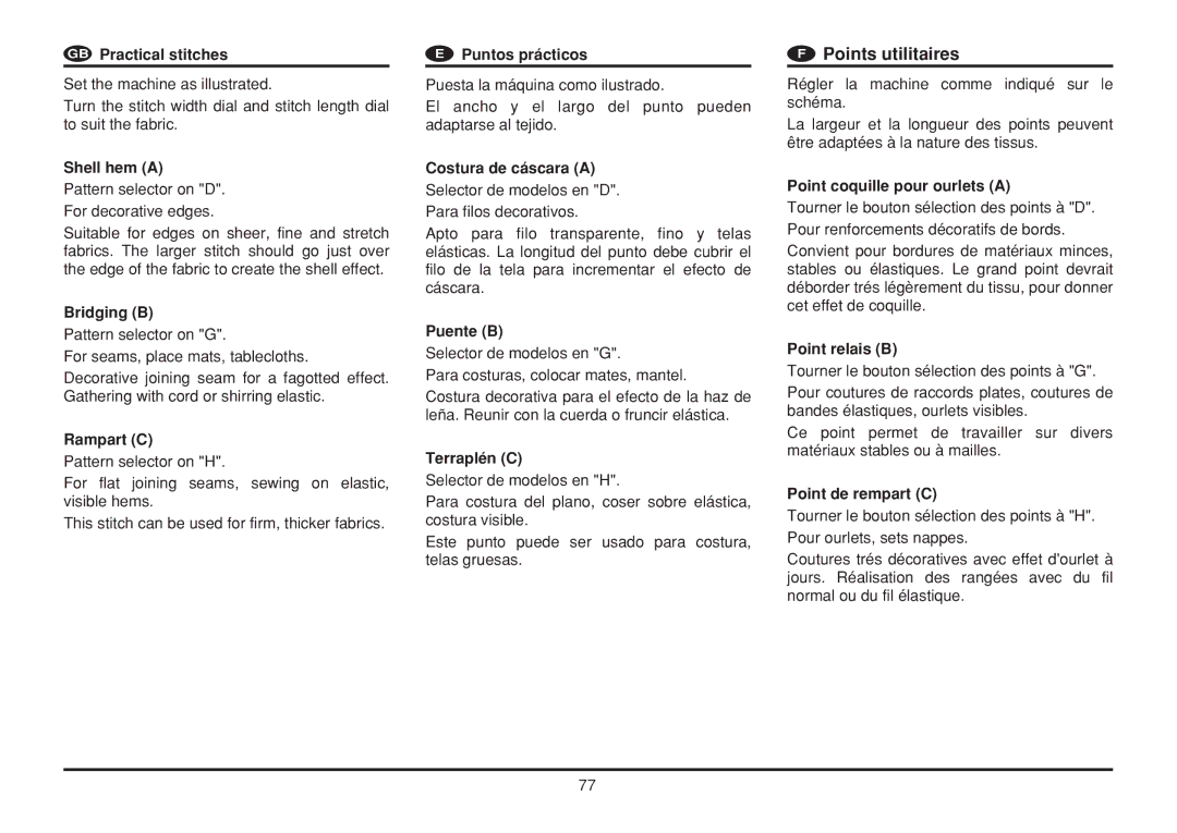 Euro-Pro 6130A LCD instruction manual 8DE 