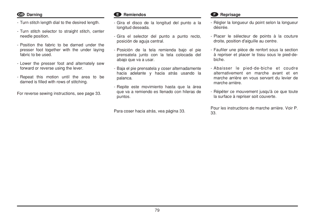 Euro-Pro 6130A LCD instruction manual # C 