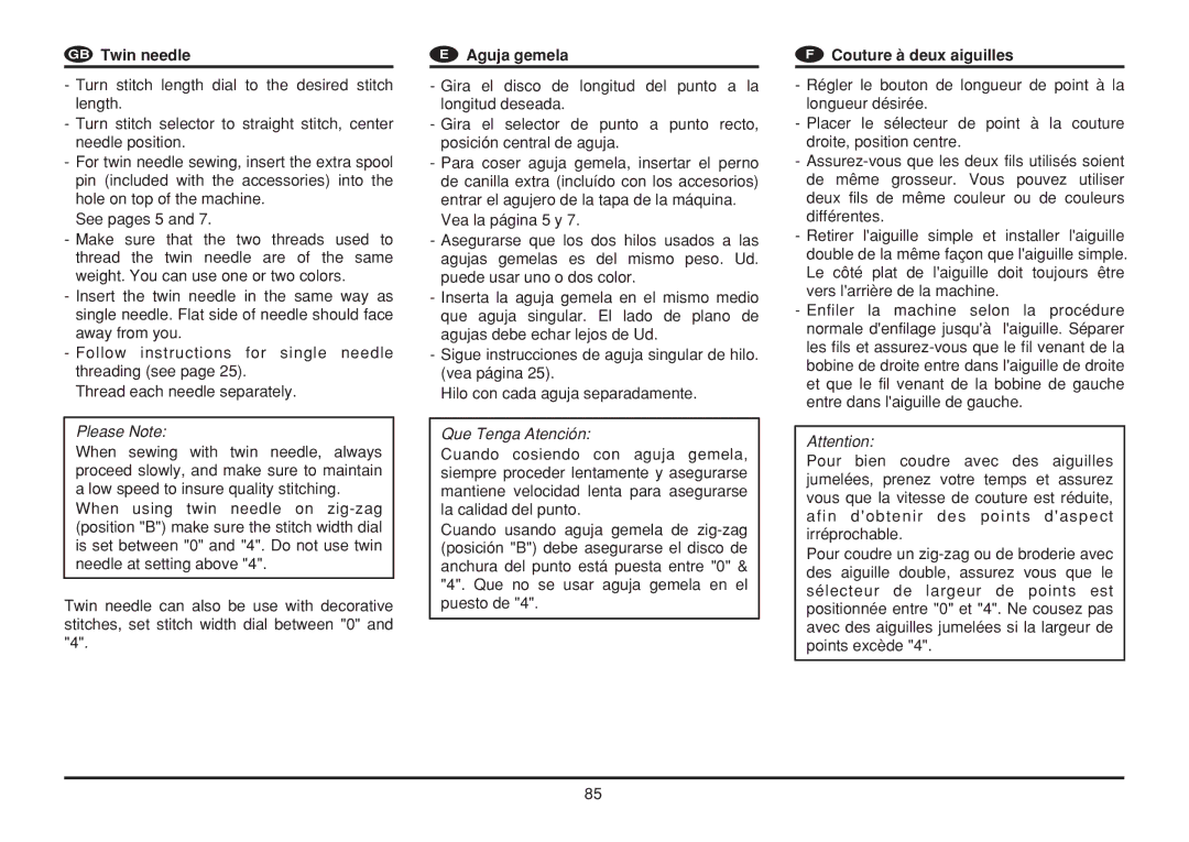 Euro-Pro 6130A LCD instruction manual 0180 